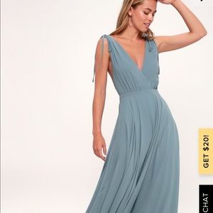 Lulus bridesmaid dress (hemmed)